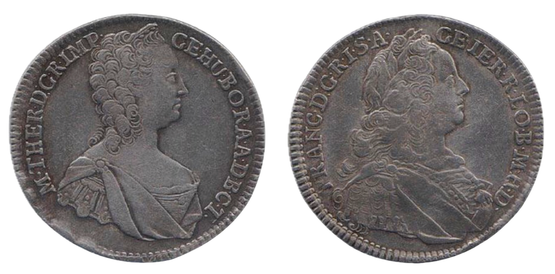 Marie Terezie František Štěpán mince